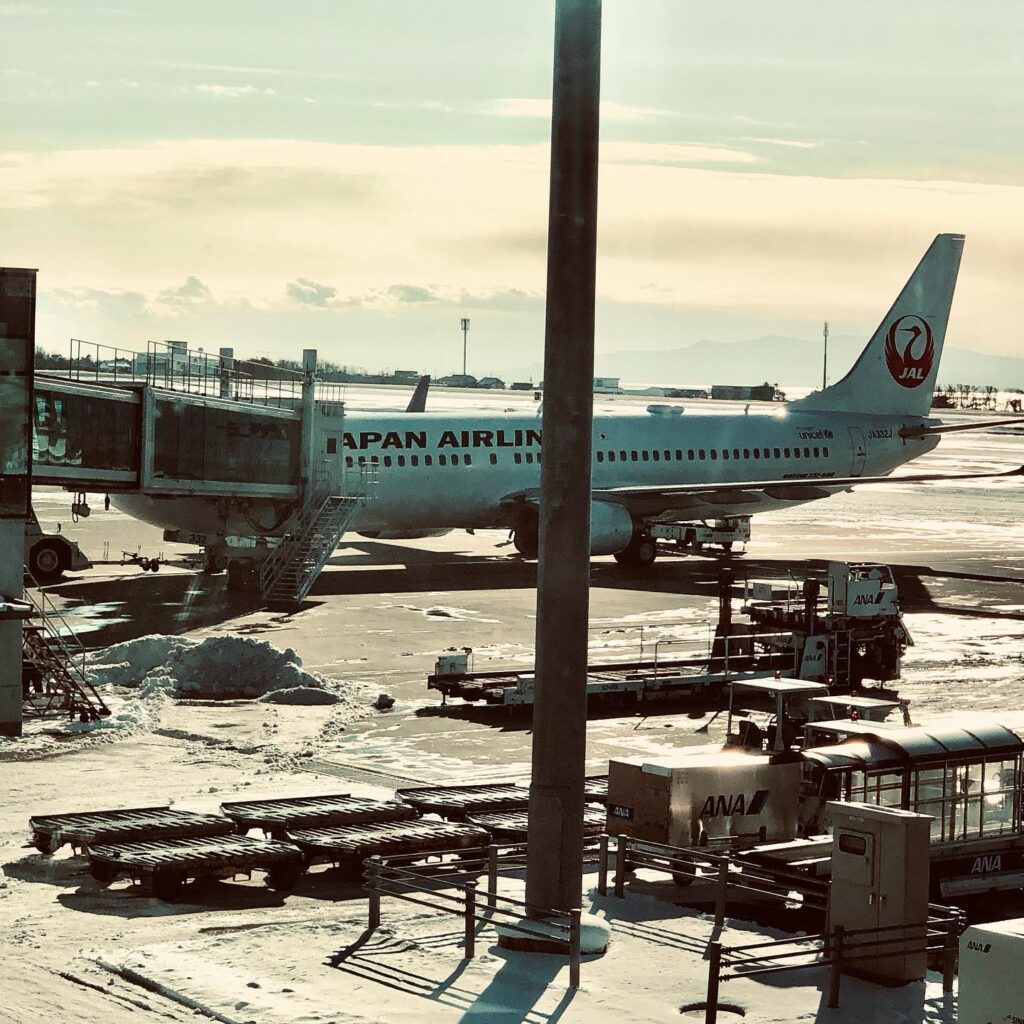 函館空港の風景写真