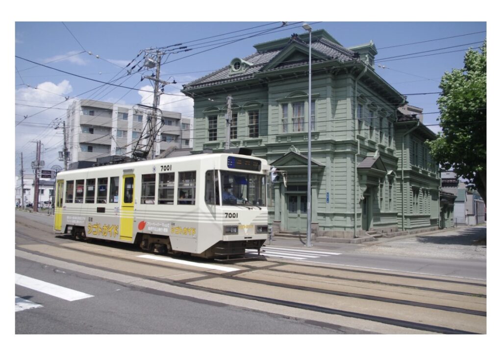 函館市の市電-路面電車写真