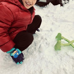 雪国の冬の遊び